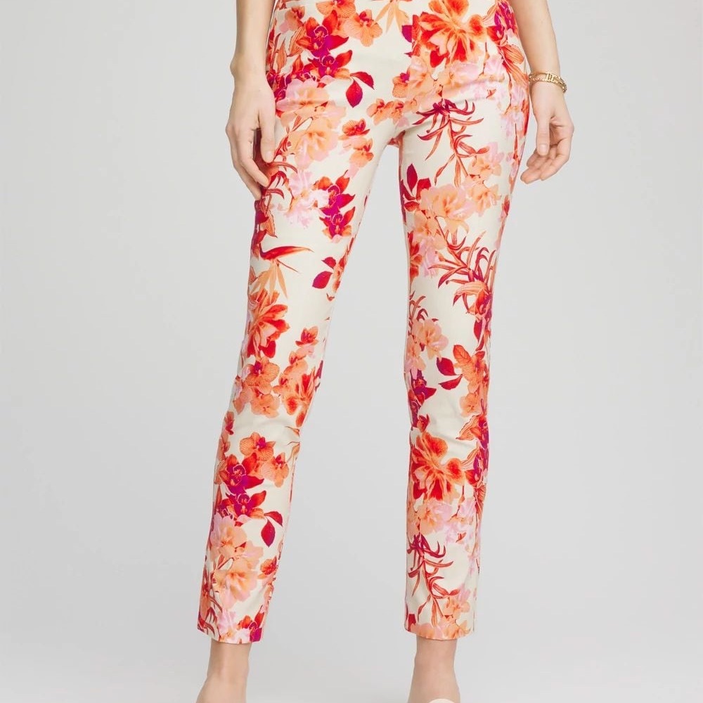 Chico’s Brigitte™ Slub Ankle Pants Tall